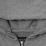 MN+LA™ SPLIT HOODIE IN HEATHER GREY