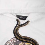 "LAST SUPPER" HOODIE IN WHITE
