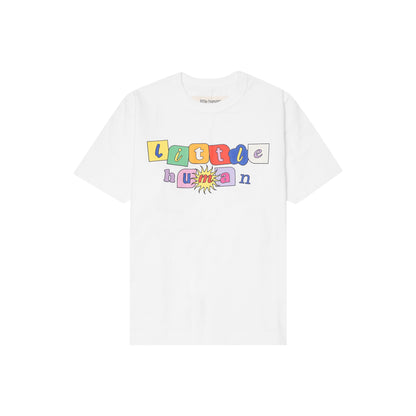 "SUN IS OUT" LITTLE HUMAN™ TEE IN WHITE