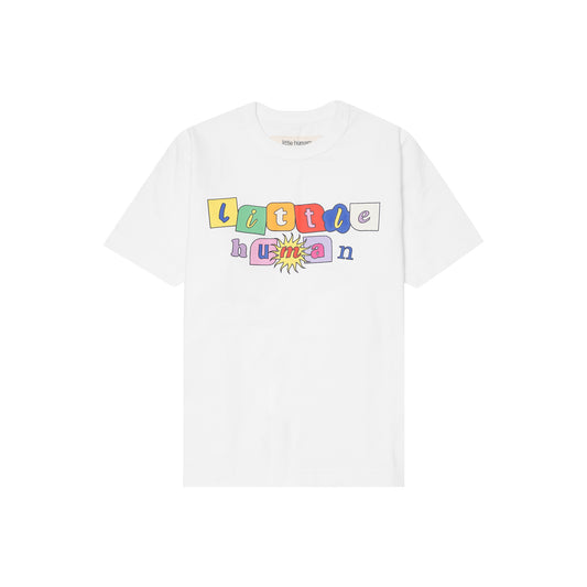 "SUN IS OUT" LITTLE HUMAN™ TEE IN WHITE