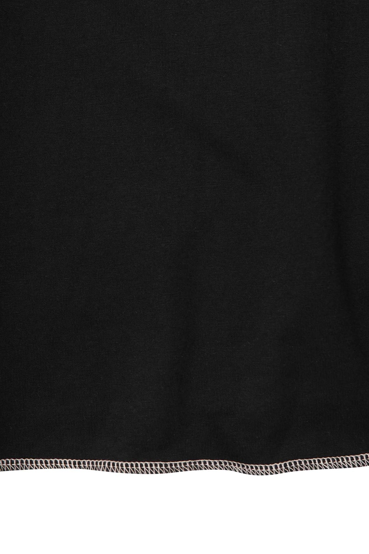 KEY NECK TEE IN ANTHRACITE