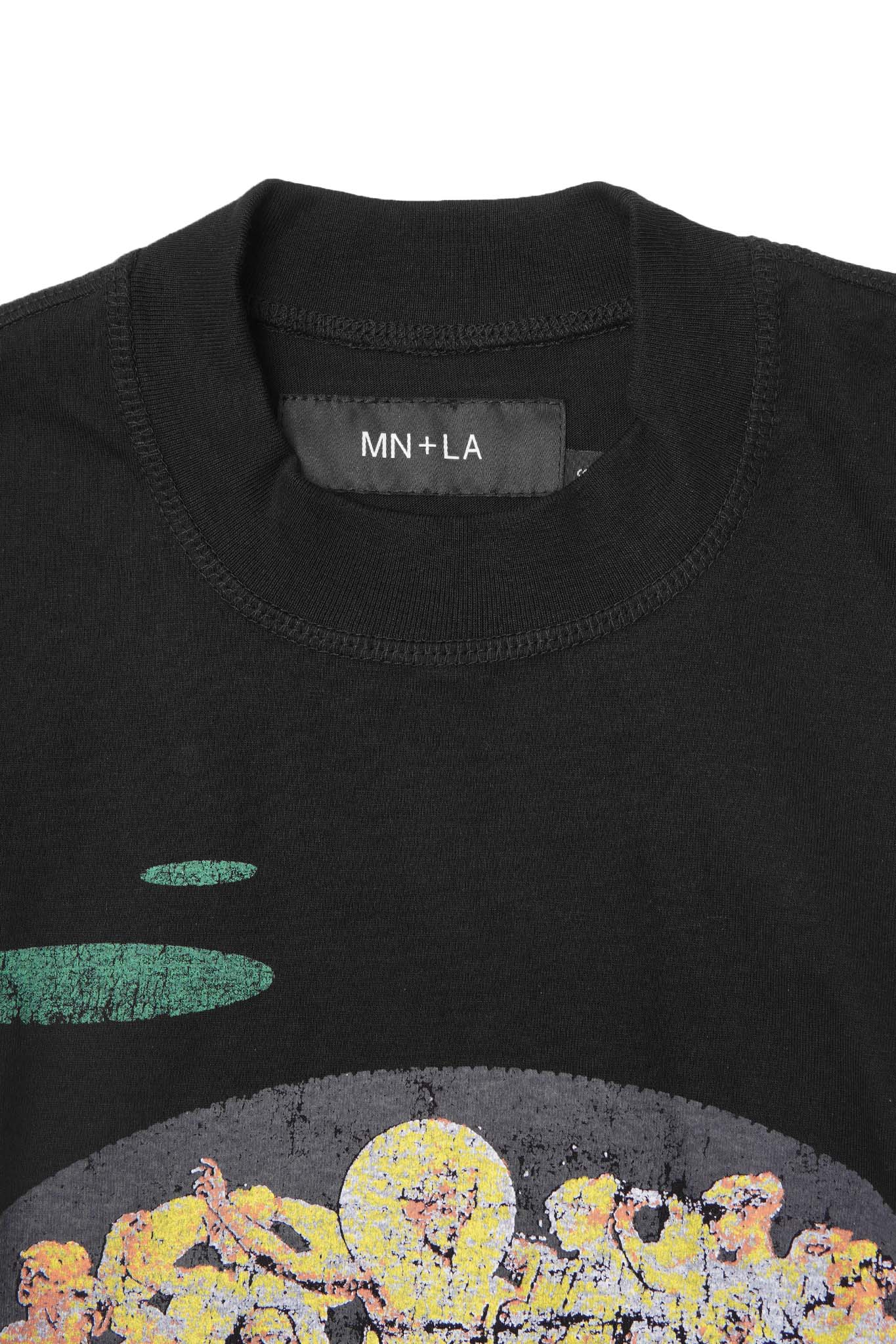 "ECHOES OF HEAVEN" TEE IN ANTHRACITE