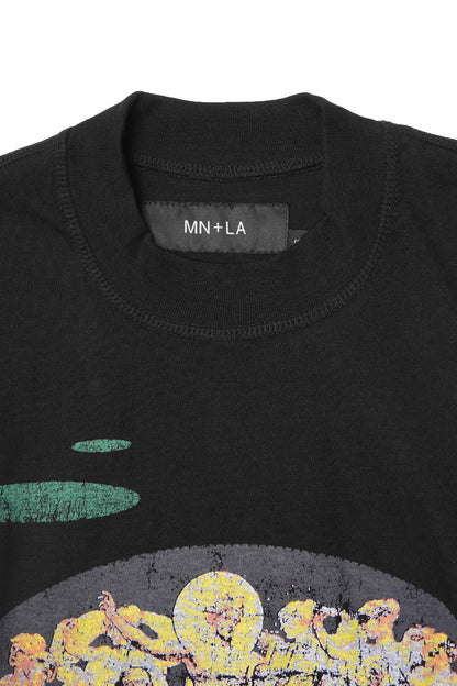 "ECHOES OF HEAVEN" TEE IN ANTHRACITE