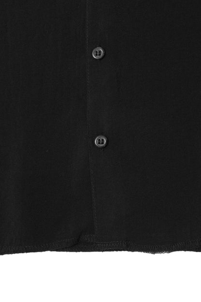 MANDARIN S/S SHIRT IN NOIR