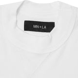 MILITIA LONGSLEEVE WAFFLE TEE V3 IN WHITE
