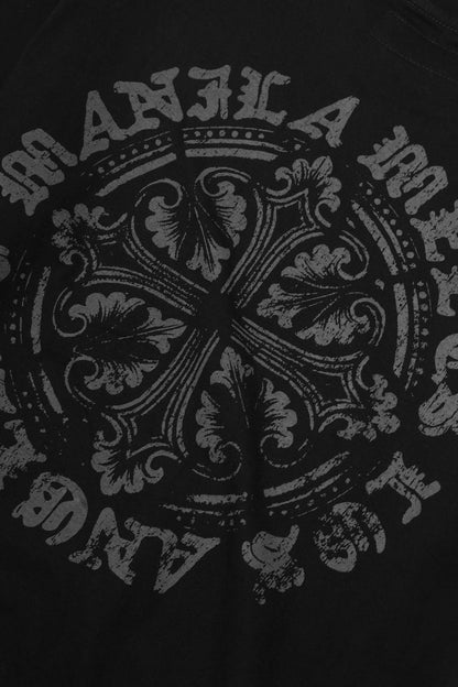 "IRON CROSS" TEE IN ANTHRACITE