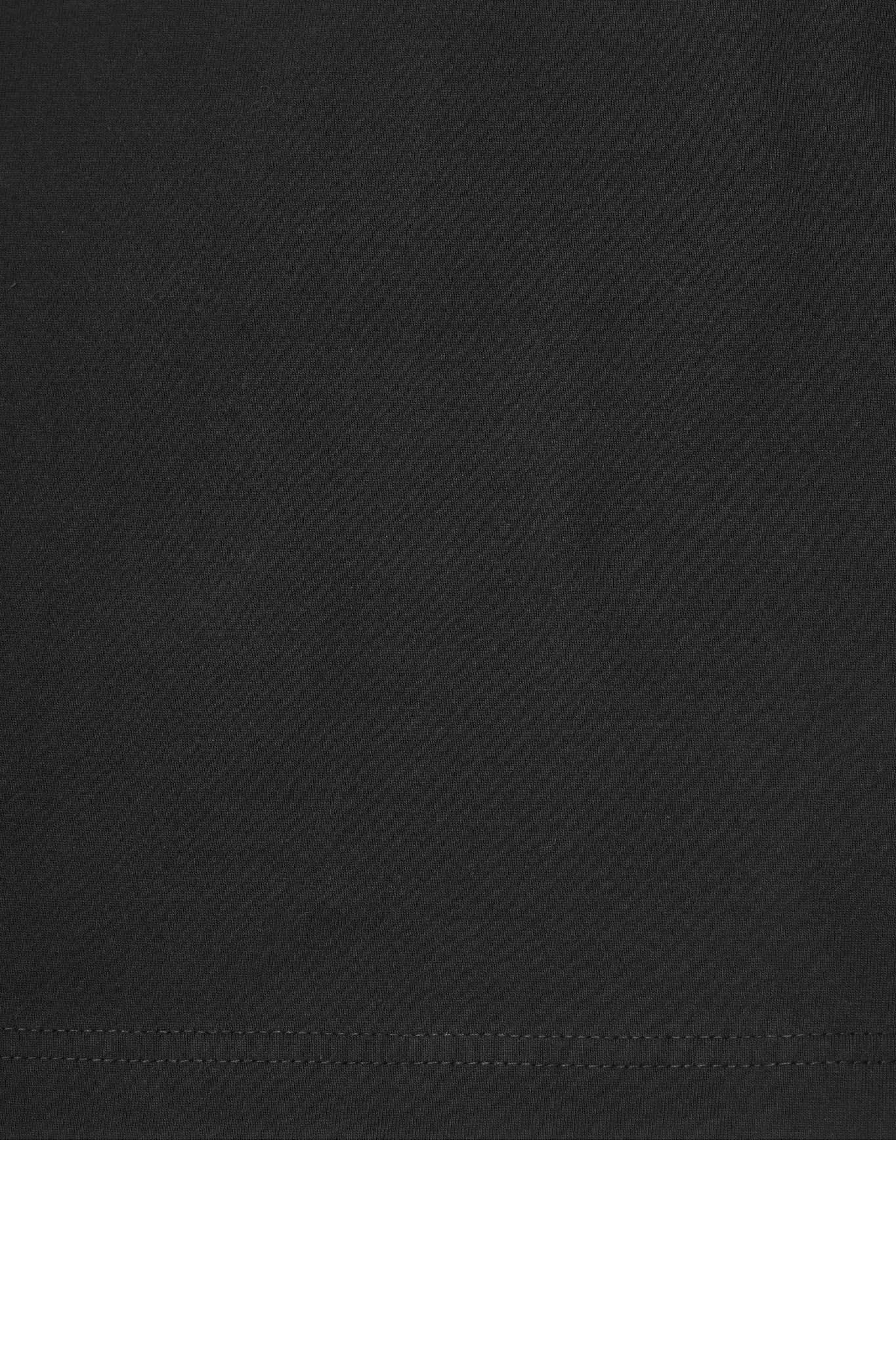 "DEAD INSIDE" TEE IN CAVIAR