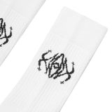"COLLIDE" SOCKS IN WHITE