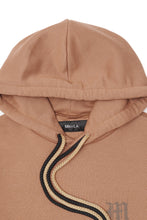 "M'$ SPECKS V2" CUTOFF HOODIE IN APRICOT