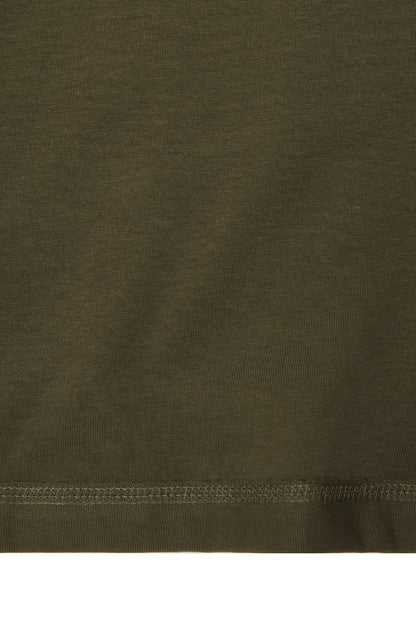 INSIDE OUT BOX TEE IN OLIVE