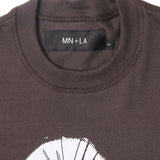 "HEAD SHOT" TEE IN CHARCOAL GREY
