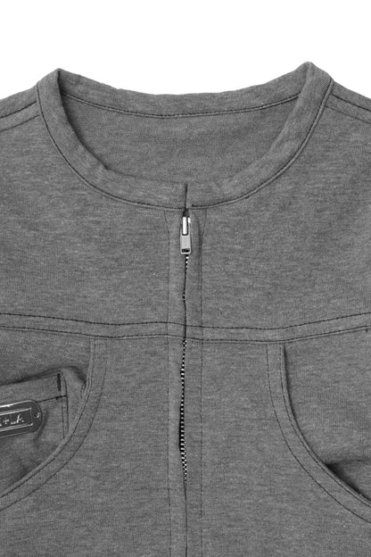 XELARA JACKET IN HEATHER GREY