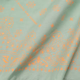 MN+LA™ BANDANA IN GREEN JUNE BEETLE