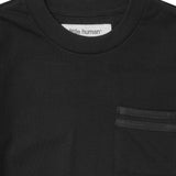 LITTLE HUMAN™ STRIPED POCKET DRESS IN ANTHRACITE