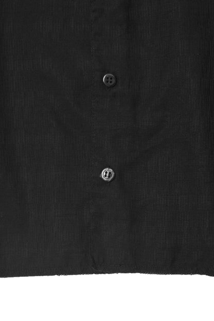 MANDARIN S/S SHIRT IN ANTHRACITE