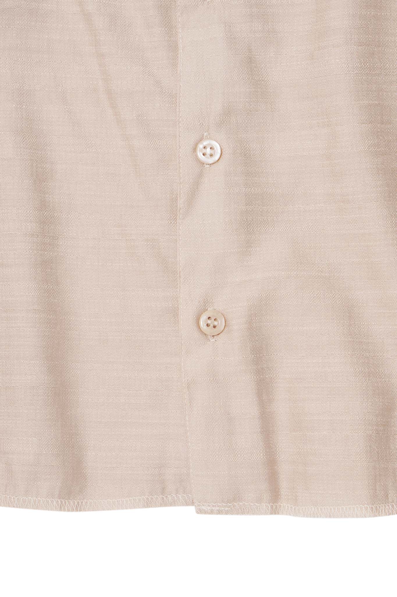 MANDARIN S/S SHIRT IN OAT