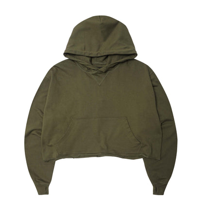 CUTOFF HOODIE V2 IN OLIVE