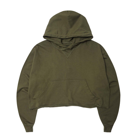 CUTOFF HOODIE V2 IN OLIVE