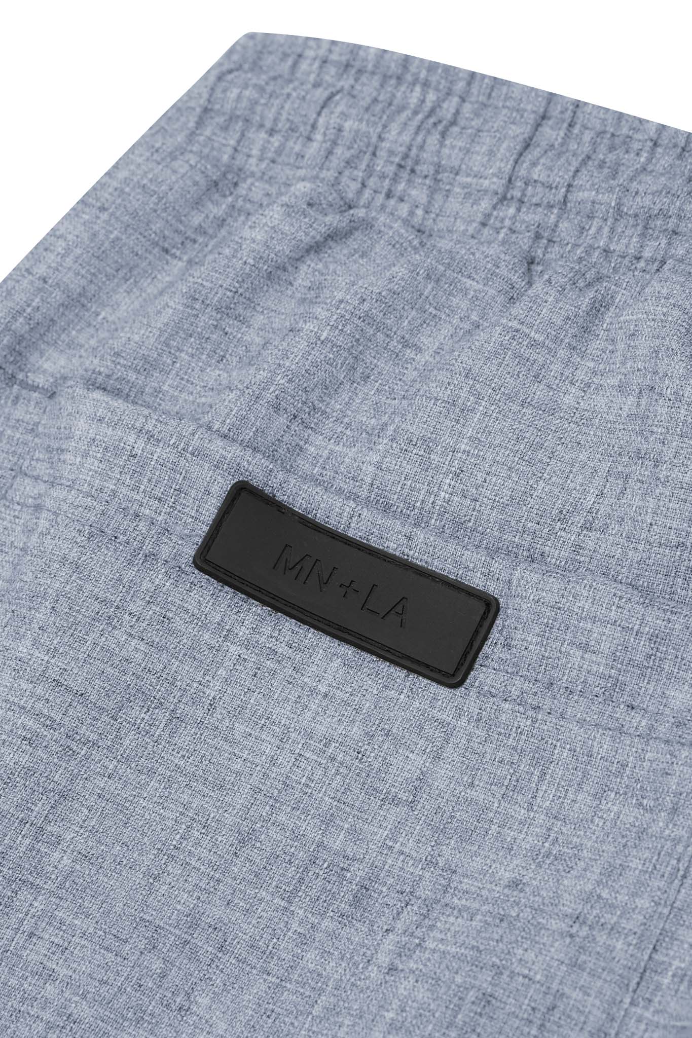CROPPED LOUNGE PANTS IN PEBBLE BLUE