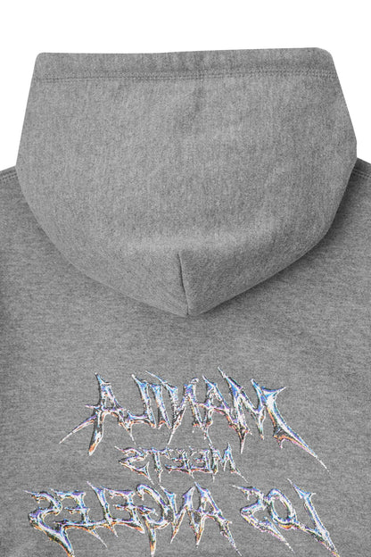 "MERCURIAL" HOODIE IN HEATHER GREY