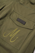 M+ VEINS PANTS IN OLIVE