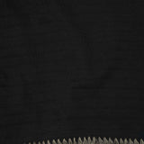 INCA PIQUE MOCK NECK TEE IN CAVIAR