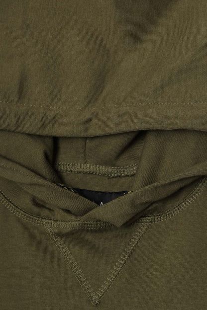 CUTOFF HOODIE V2 IN OLIVE