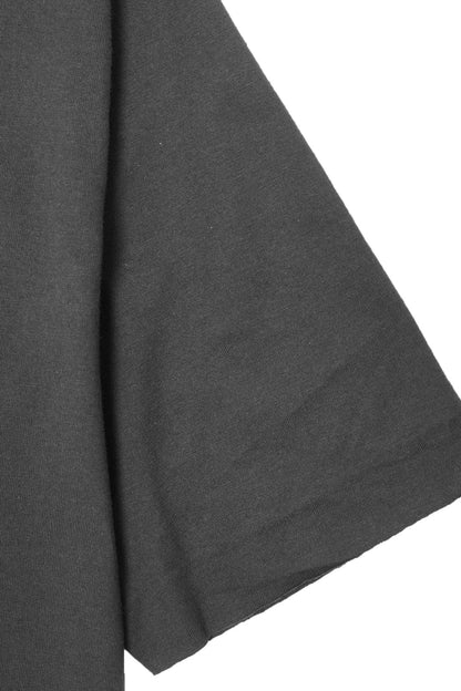 CHOP CHOP TEE IN CHARCOAL GREY