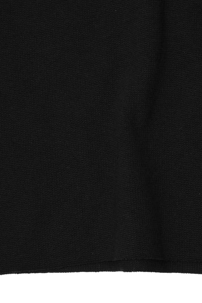 WAFFLE WEAVE CHOP CHOP TEE IN ANTHRACITE