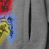 "CITY OF ANGELS" HOODIE IN HEATHER GREY