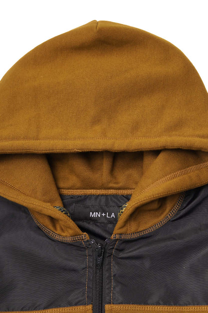 SHINOBI ZIP HOODIE IN RUST