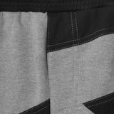 NEEDLEWORK SWEATSHORTS IN HEATHER GREY