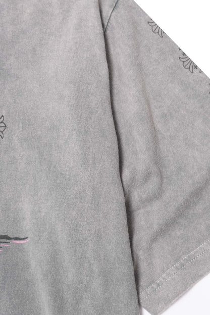 "MONARCH CROSS" TEE IN CEMENT