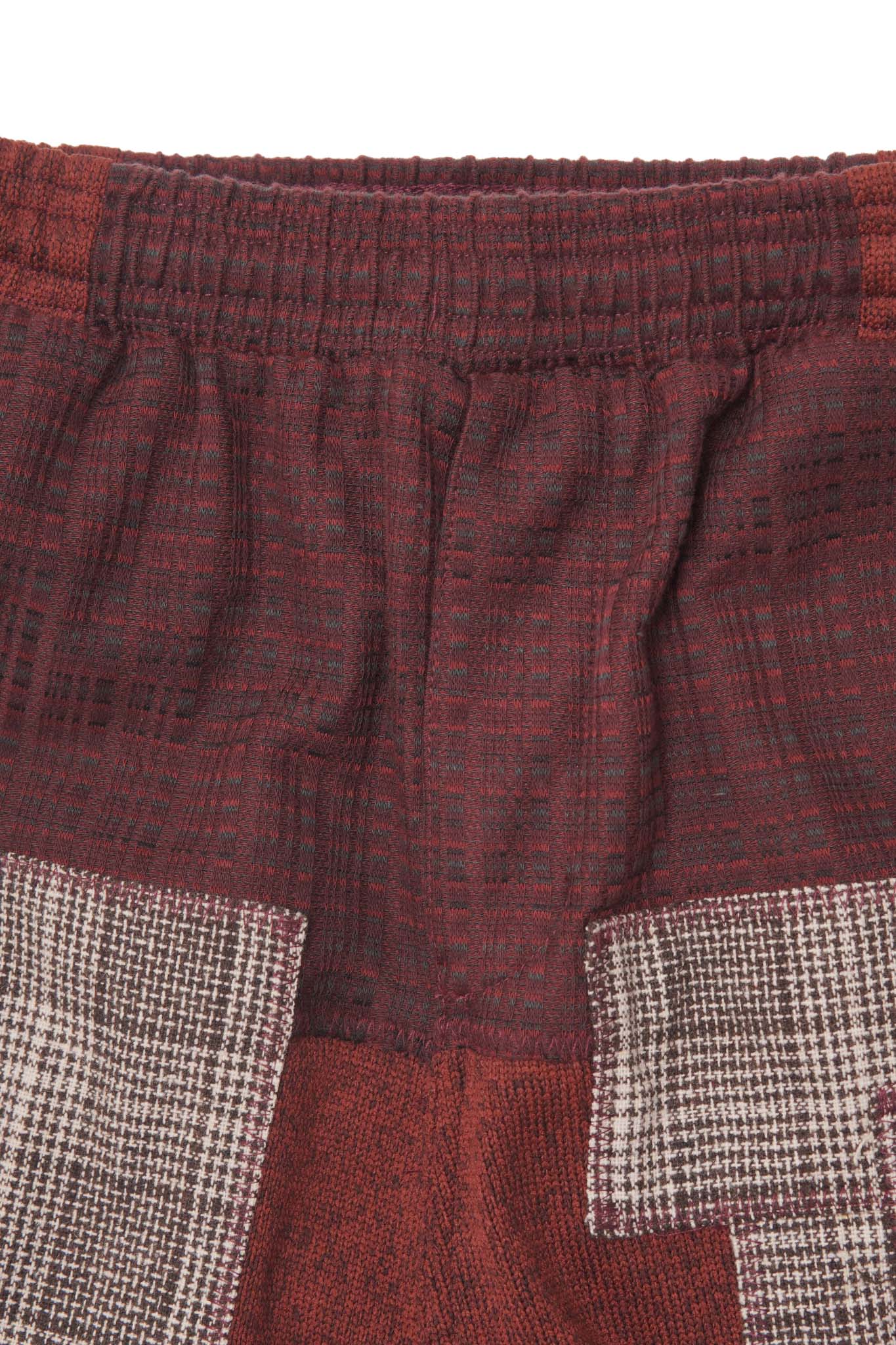 "MERLOT PLAID" LOUNGE SHORTS