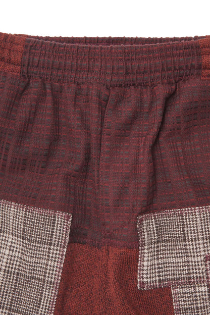 "MERLOT PLAID" LOUNGE SHORTS