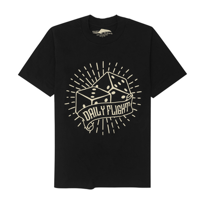 "DICE GAME" TEE IN ANTHRACITE