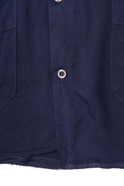 4 POCKET CUBAN SHIRT IN MIDNIGHT