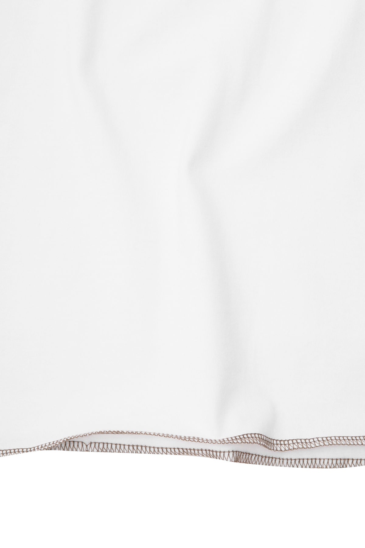 KEY NECK TEE IN WHITE