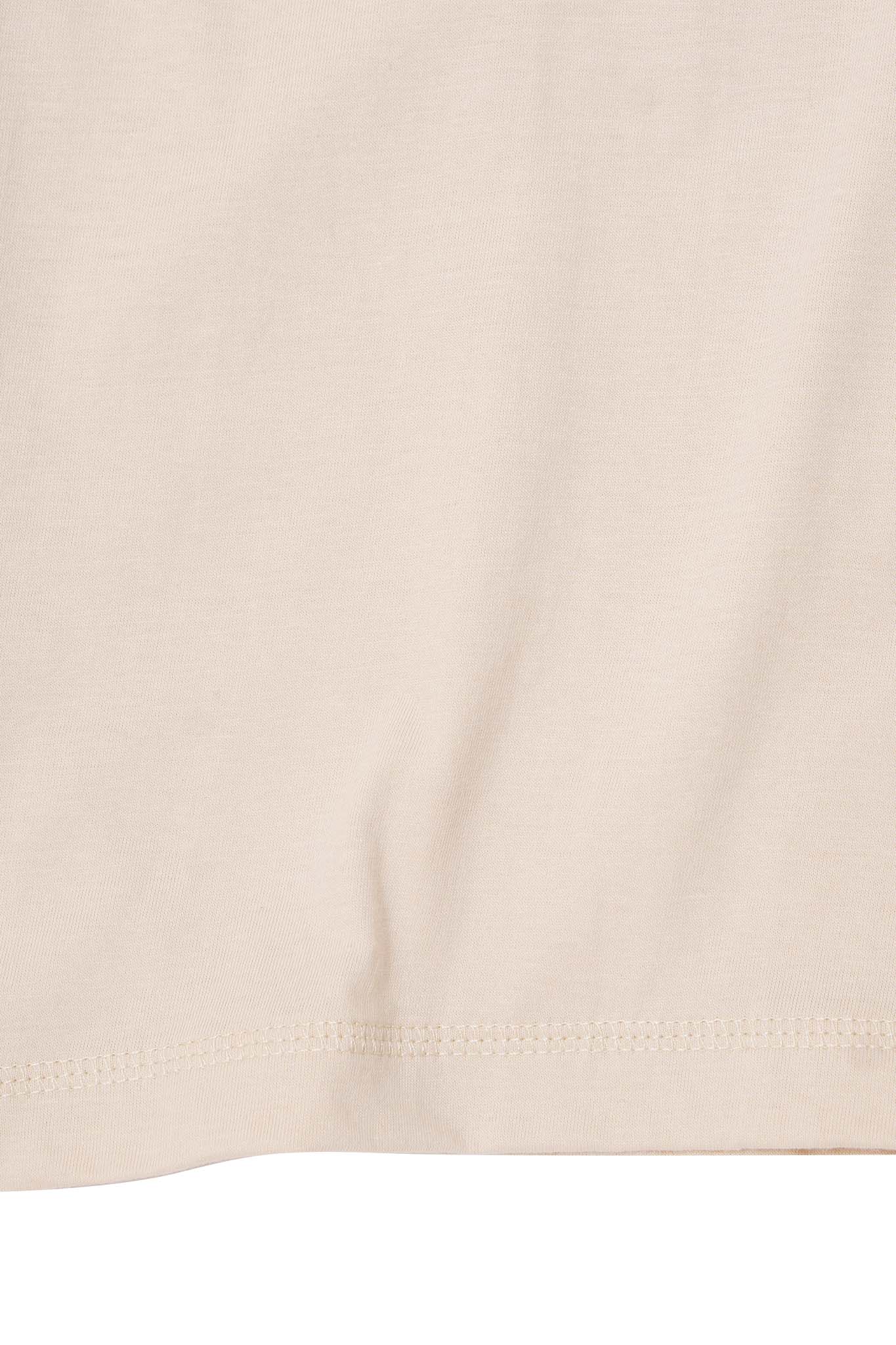 MILITIA MOCK NECK LITE TEE IN OAT