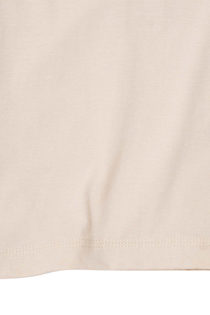 MILITIA MOCK NECK LITE TEE IN OAT