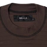 NEEDLEWORK MOCK NECK TEE