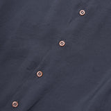 MANDARIN S/S SHIRT IN SLATE