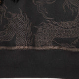 "YEAR OF THE DRAGON" HOODIE IN CAVIAR