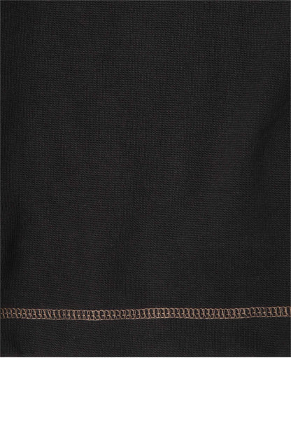 WAFFLE WEAVE LOUNGE TEE IN ANTHRACITE
