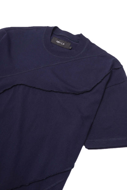 WAVE TEE IN NAVY