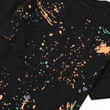 "PAINT SPLAT" LITTLE HUMAN™ TEE IN CAVIAR
