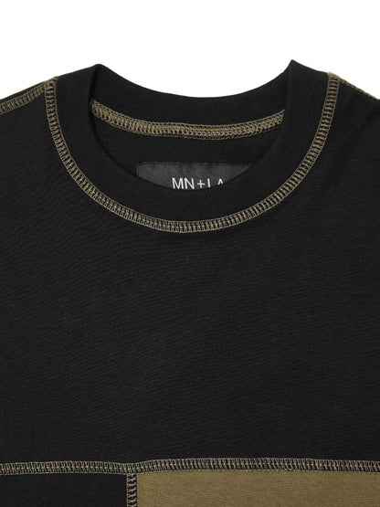 NEEDLEWORK LOUNGE TEE IN TAIGA