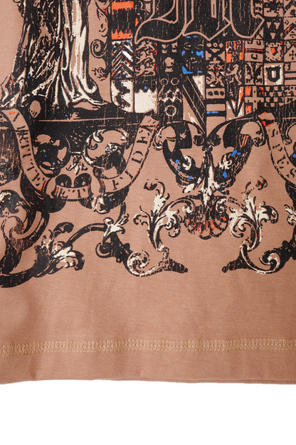 "M"$ DYNASTY" TEE IN WHEAT