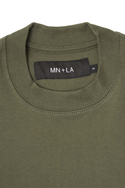 "ETERNAL RYTHM"  ULTRA HEAVY TEE IN OLIVE