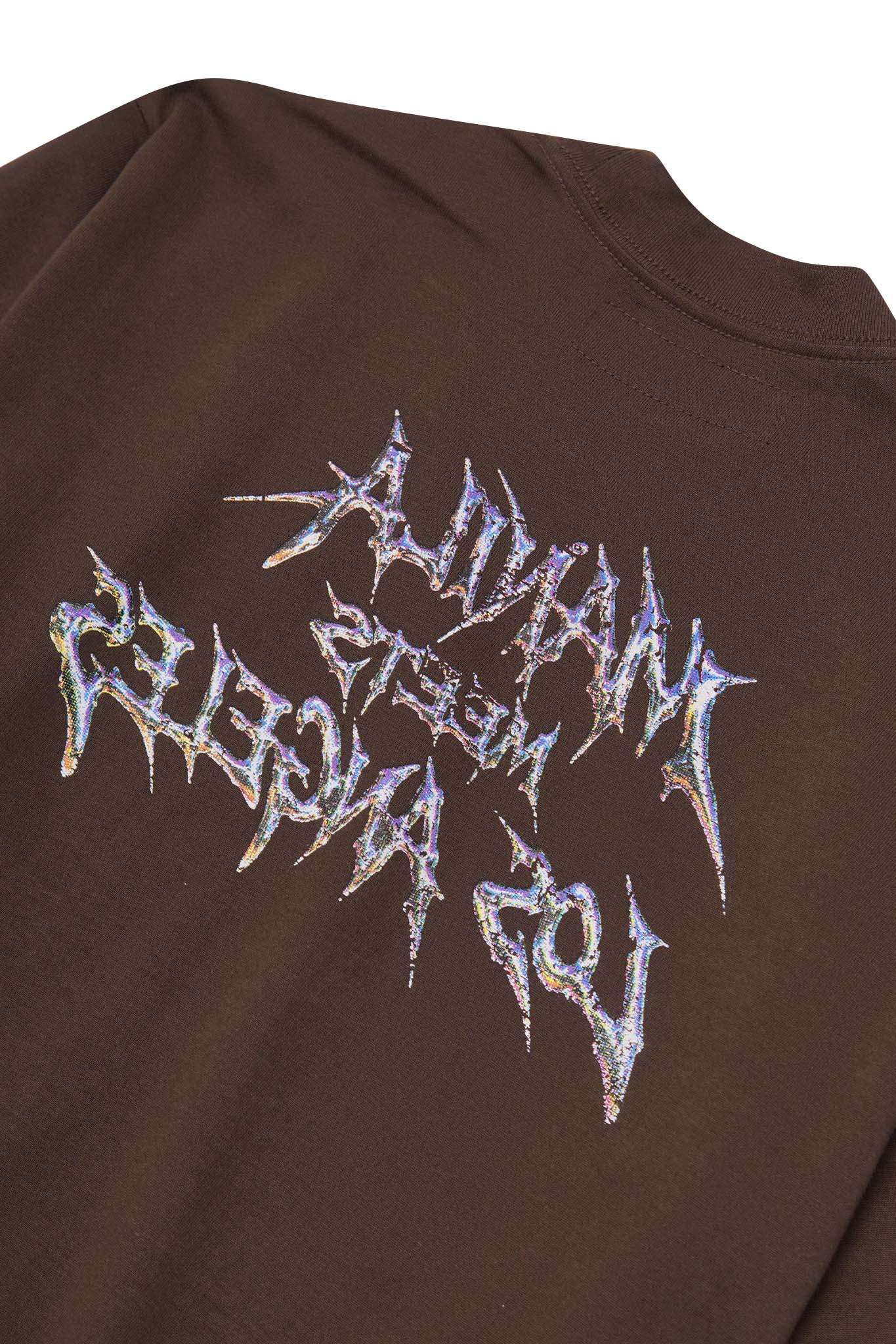 "MERCURIAL" ULTRA HEAVY TEE IN WOOD